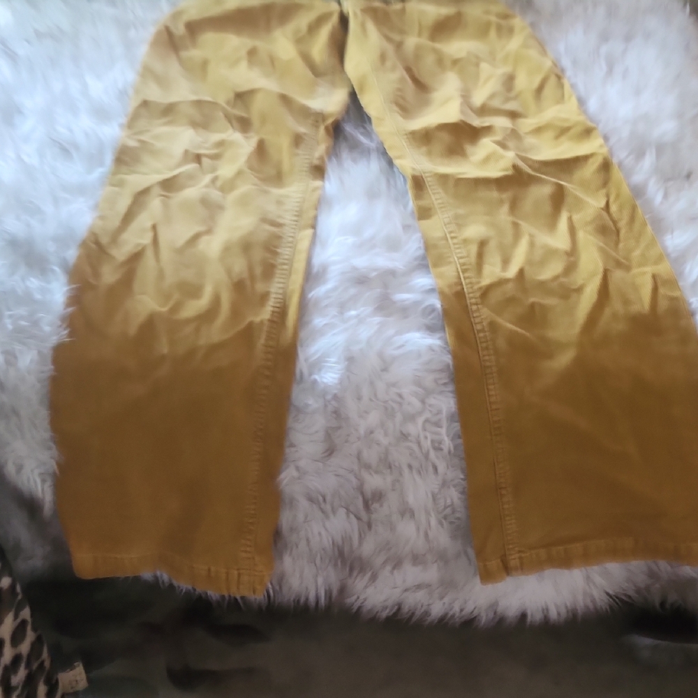 J. Crew Mustard Corduroy Pants